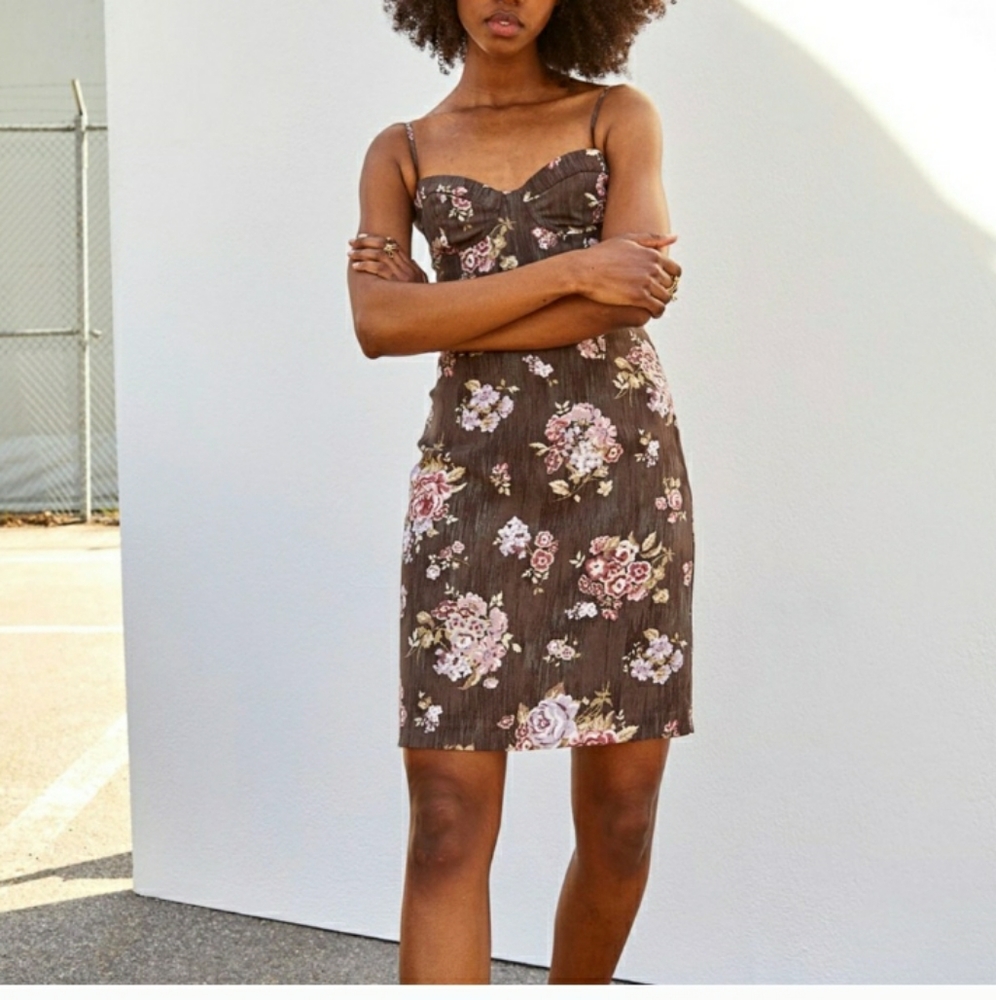 H&M Brock Collection Floral Dress M